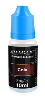 E-Liquid Silver-Cig Cola 6mg Nikotin 10ml im 5er Dsp.(DPT2 Konform EU Herstellun